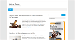 Desktop Screenshot of guitarboard.com